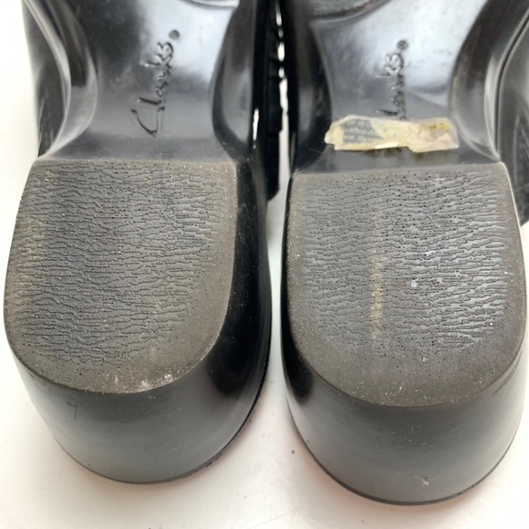CLARKS BENDABLES Black Mules Clogs Comfort Shoes 7 - Picture 12 of 16
